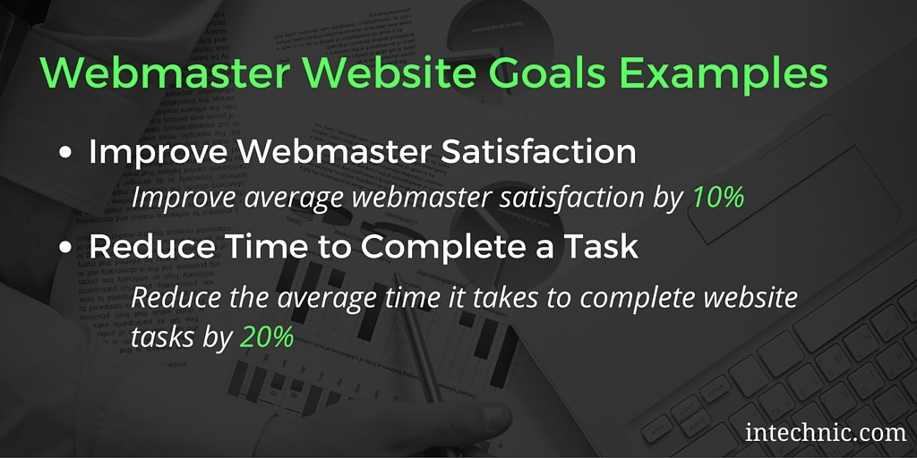 Webmaster Goals Examples Webmaster Goals Examples